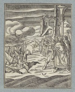 Korach, Datan y Abiram y sus familias son tragados por la tierra