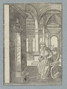Manasés en la cárcel de Christoffel van Sichem (II)