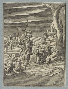 Selección de los hombres de Gedeón de Christoffel van Sichem (II)