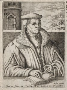 Retrato de Thomas Müntzer, 1609 de Christoffel van Sichem