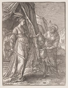 Judith con la cabeza de Holofernes de Christoffel van Sichem I