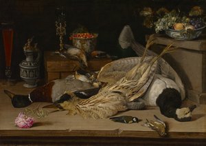 Naturaleza muerta con pájaros muertos