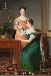Bella y Hanna. Las hijas mayores de M.L. Nathanson de Christoffer Wilhelm Eckersberg
