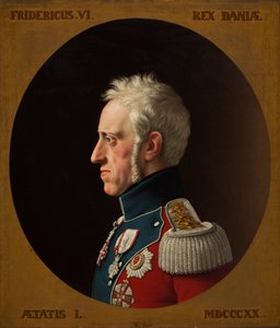 Retrato de Federico VI de Dinamarca 1768-1839, 1839 de Christoffer Wilhelm Eckersberg