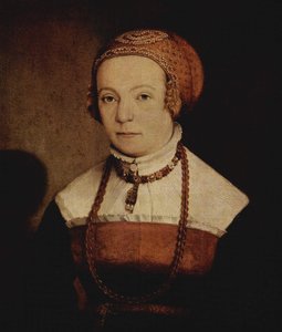 Retrato de mujer de Christoph Amberger