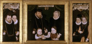 Tríptico de Johann Wilhelm von Sachsen de Christoph Leutolph
