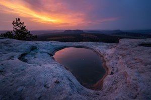 Reflejo espectacular de una puesta de sol de Christoph Schaarschmidt