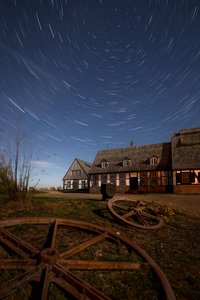 Star Trails Country Home de Christoph Schaarschmidt
