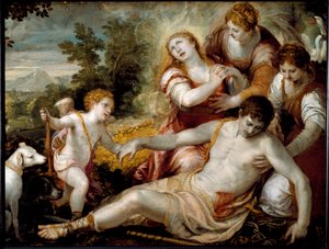 La muerte de Adonis (pintura) de Christoph Schwartz