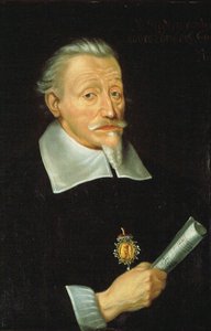 Retrato del compositor Heinrich Schütz de Christoph Spetner