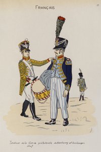 Un Tamborilero y Maestro Panadero de la Guardia Prefectural de Hamburgo, c.1806