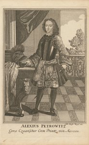 Retrato del Zarevich Alexei Petrovich de Rusia