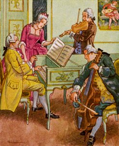 Espectáculos musicales / Espectáculos musicales (litografía en color) de Christophe (1856 1945)