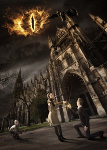 Fantasía oscura épica en una catedral de Christophe Kiciak