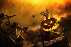 Invocación de la calabaza ardiente de Christophe Kiciak