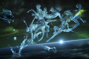 Sueños líquidos en el espacio