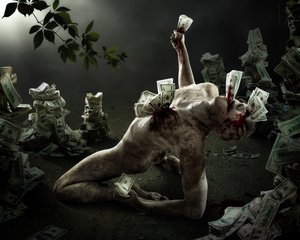 El dinero consume al ser humano