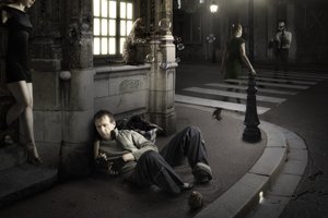Soledad nocturna urbana de Christophe Kiciak