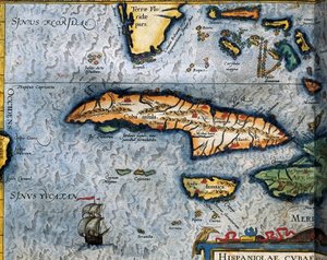 Mapa del Mar Caribe por Christophe Plantin