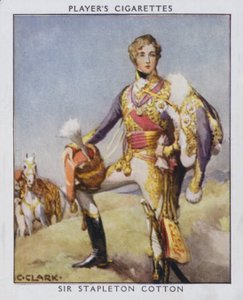 Sir Stapleton Cotton de Christopher (after) Clark