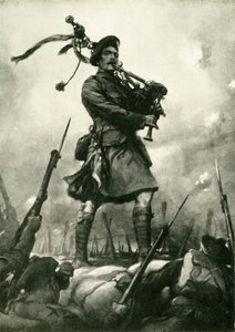 Cómo Piper Laidlaw ganó la Cruz Victoria el 25 de septiembre de 1915, c1920 de Christopher Clark