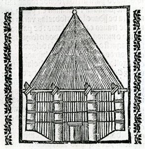 Una cabaña de 