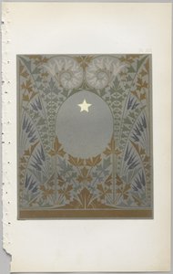 El arte del diseño decorativo: con un apéndice, dando las horas del día en que las flores se abren, publicado por Day & Son, Londres, 1862 de Christopher Dresser