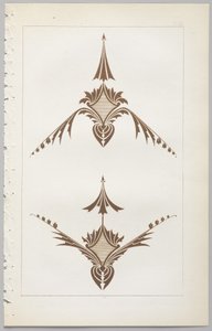 El arte del diseño decorativo: con un apéndice, dando las horas del día en que las flores se abren, publicado por Day & Son, Londres, 1862 de Christopher Dresser
