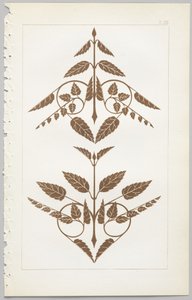 El arte del diseño decorativo: con un apéndice, dando las horas del día en que las flores se abren, publicado por Day & Son, Londres, 1862