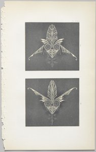 El arte del diseño decorativo: con un apéndice, dando las horas del día en que las flores se abren, publicado por Day & Son, Londres, 1862 de Christopher Dresser