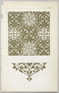 El arte del diseño decorativo: con un apéndice, dando las horas del día en que las flores se abren, publicado por Day & Son, Londres, 1862 de Christopher Dresser