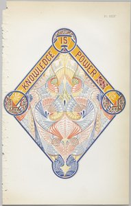 El arte del diseño decorativo: con un apéndice, dando las horas del día en que las flores se abren, publicado por Day & Son, Londres, 1862