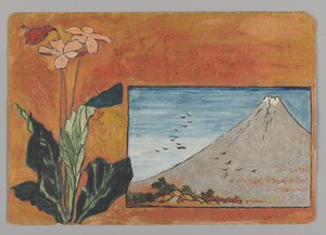 Fuji con flores