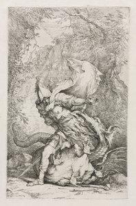 Jason and the Dragon de Christopher Richard Wynne Nevinson