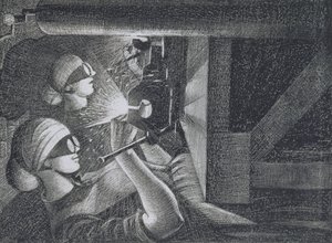 Soldadores de acetileno, 1917