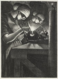 Soldadores de acetileno, 1917