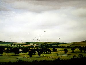 Un paisaje inglés de Christopher Richard Wynne Nevinson