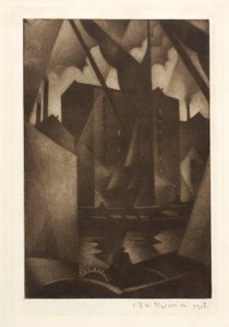 Muelles, 1918 de Christopher Richard Wynne Nevinson