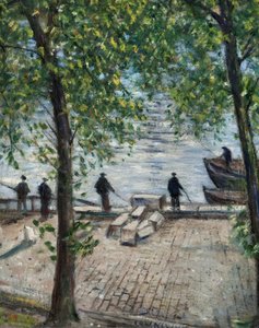 Pescadores en el Sena, 1939