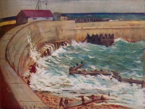 Marea alta, West Bay, c1930 de Christopher Richard Wynne Nevinson