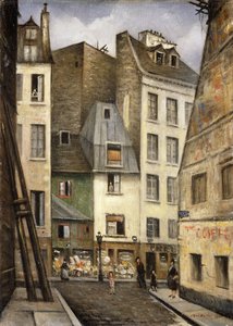 Rue St. Julien le Pauvre, París de Christopher Richard Wynne Nevinson
