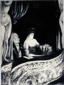 Éxito (Una caja en el teatro) de Christopher Richard Wynne Nevinson