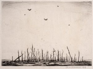 Ese maldito bosque, 1918 de Christopher Richard Wynne Nevinson