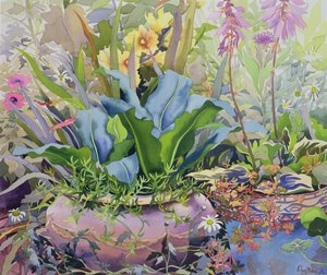 Jardín con Plantas, 2000 de Christopher Ryland