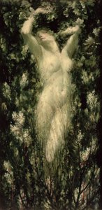 Blodeuwedd, c.1925-30 (óleo sobre lienzo)