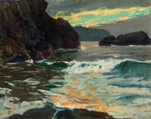 Atardecer, Bahía de Cardigan
