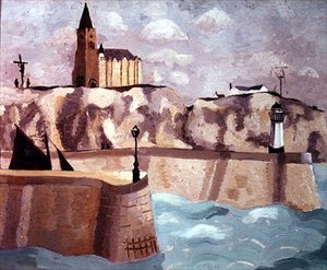 Iglesia en el Acantilado, Dieppe, 1929