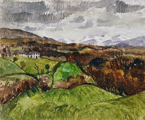 Paisaje de Cumberland de Christopher Wood