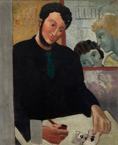 Hombre con Cartas de Christopher Wood