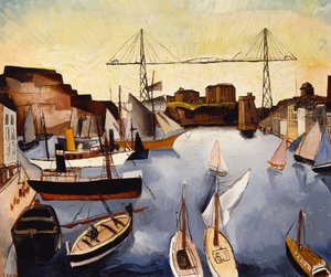 Puerto de Marsella de Christopher Wood
